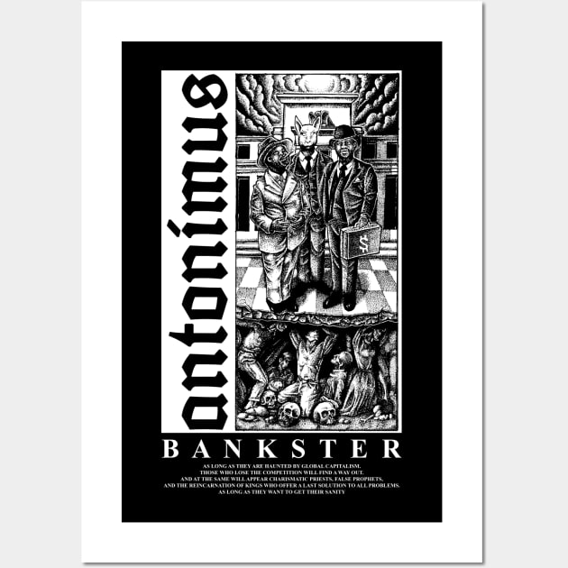 bankster Wall Art by antonimus